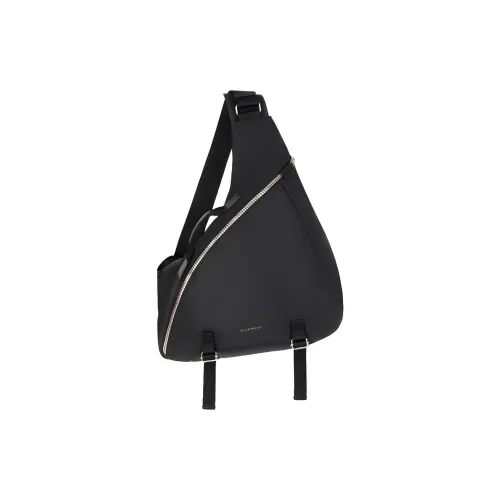 Givenchy 4G Нейлон Треугольная Сумка Sling Сумка Средний Мужской Черный