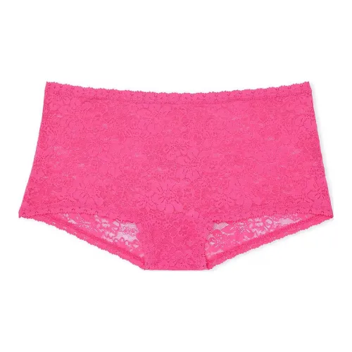 Victoria's Secret Розовый Wink Boyshort Panty Кармин Розовый Женские трусы 1 упаковка Розовый Рубин