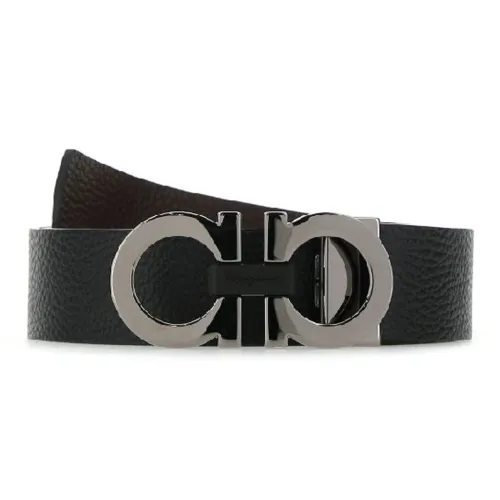 Ferragamo Ремни из коровьей кожи мужские ширина 3,5 см