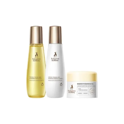Kangaroo Mommy Анти-возрастной Укрепляющий Комплекс для Ухода за Кожей Сыворотка Масло Крем Наборы 120 мл + 120 г + 28 г