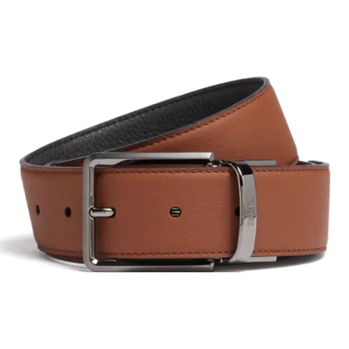 Ermenegildo Zegna Кожаные ремни Orange Men's