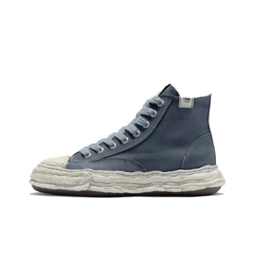 MIHARA YASUHIRO Peterson Износостойкие Высокие Кеды Мужские Черные