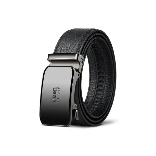 JEEP SPIRIT Бизнес Pure Лицевая коровья кожа Юность Автоматическая застежка Кожаные ремни Мужской Ширина 3,4CM