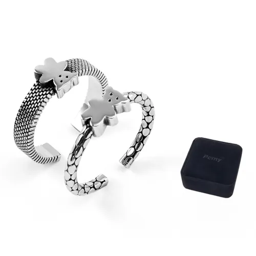 PCMY Кольца из титановой стали унисекс