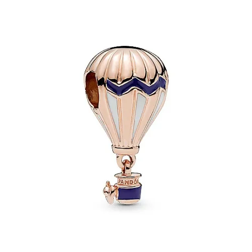 Pandora Сплав Подвески Женские Розовое золото Синий