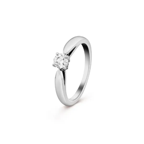 Van Cleef Arpels Кольца с алмазами Унисекс Серебряные