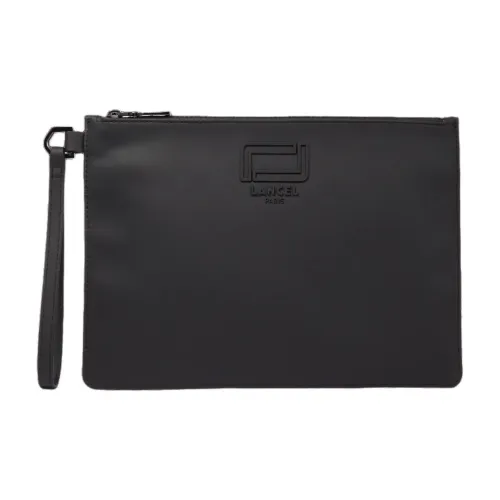 LANCEL Полиуретан с полиэстером клатч мужской черный