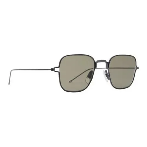 THOM BROWNE Alloy Square Sunglasses Men's Black