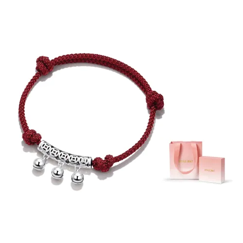 STYLEJING Браслеты из медного сплава, красные, женские