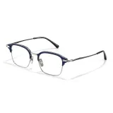 Синяя и серебристая рамка