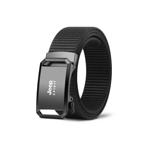 JEEP SPIRIT Повседневный ремень для активного отдыха холст гладкий автоматическая застежка износостойкий ремень мужской