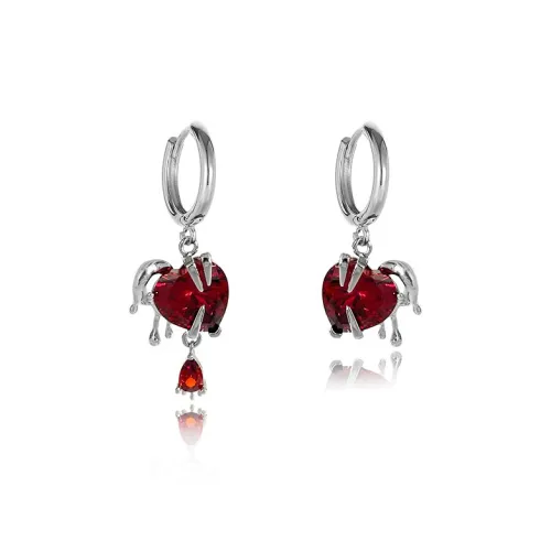 KING OF BLING Серьги с цирконием Женские