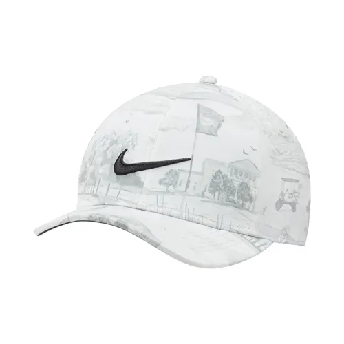 nike Синтетическое волокно Кепки Унисекс Белый