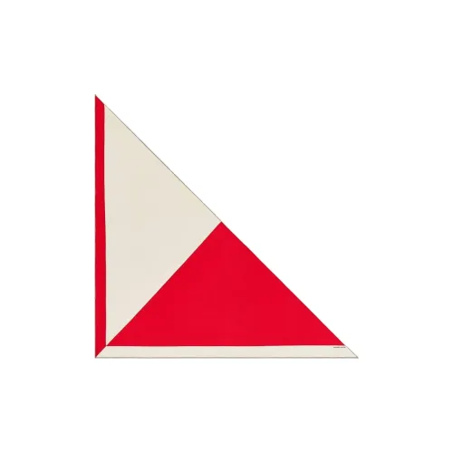 HERMES Кашемир Палантины Женские Белый Красный Серый