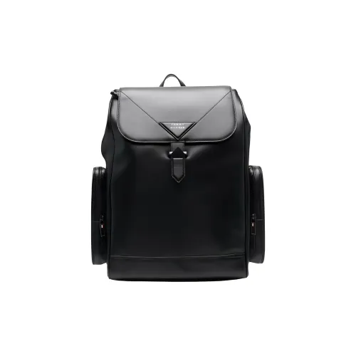 Tommy Hilfiger Leather Backpack Regular Men's Black