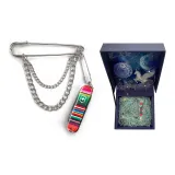 Нож + Брошь Подарочная Коробка