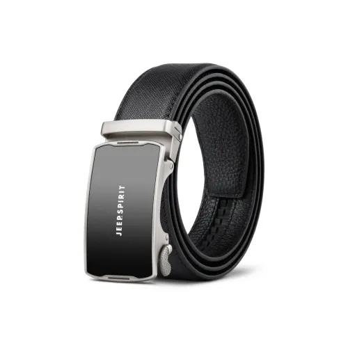 JEEP SPIRIT Бизнес Аутентичный High End Автоматическая Застежка Кожаные Ремни Мужские Ширина 3,4CM