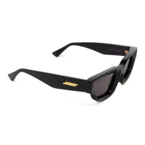 Bottega Veneta Ацетат Нерегулярная форма Солнцезащитные очки Мужской Черный