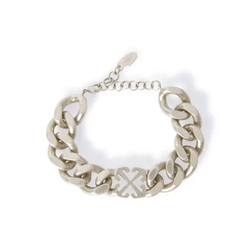 Off Белый Brass Bracelets Мужской