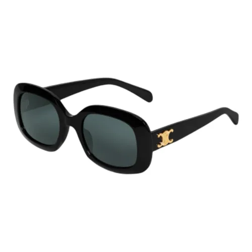 CELINE Нерегулярная форма Солнцезащитные очки Женские Черный