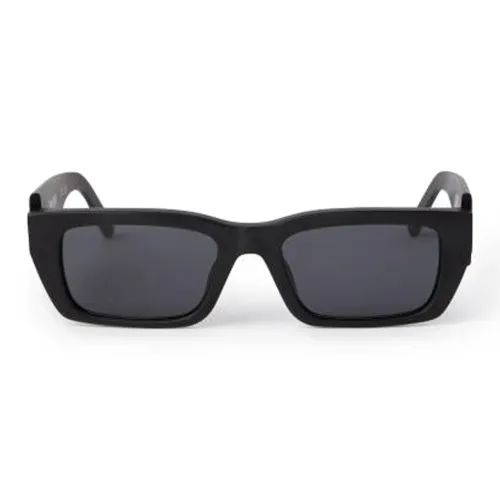 PALM ANGELS Ацетат Прямоугольные Солнцезащитные очки Унисекс Черный