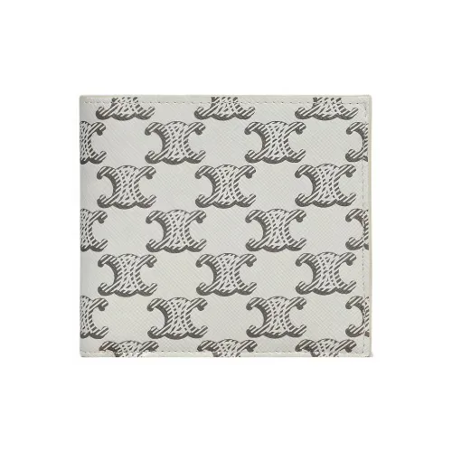 CELINE Холст Кошелек Мужской Коричневый Светлый Умбра