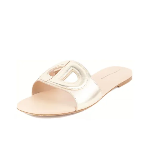 DIOR D Club Слипоны Женские Золотые