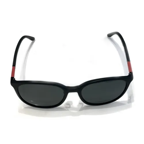 EMPORIO ARMANI Прямоугольные Солнцезащитные очки Мужские Черные