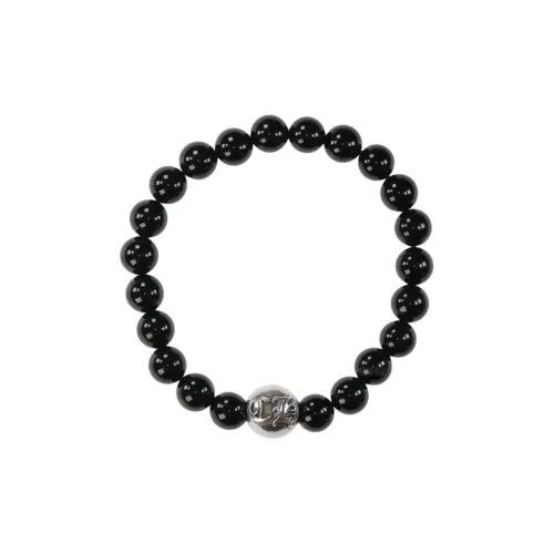 Chrome Hearts Браслеты из обсидиана Унисекс