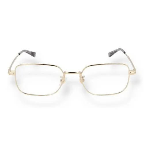 MONTBLANC Металл Прямоугольные Оправы для очков Женские Золотые