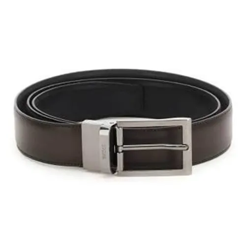 Ermenegildo Zegna Ремни из коровьей кожи, коричневый, мужской
