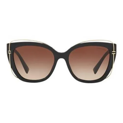 TIFFANY CO. Кошачий глаз Солнцезащитные очки Женские Черный