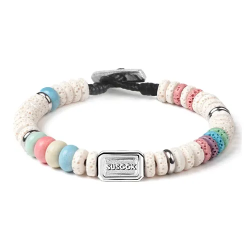 SUSOOK Браслеты из вулканического камня Унисекс Белый