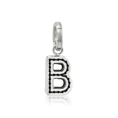 Burberry Палладий с покрытием бронза телячья кожа шармы подвески Women's Silver