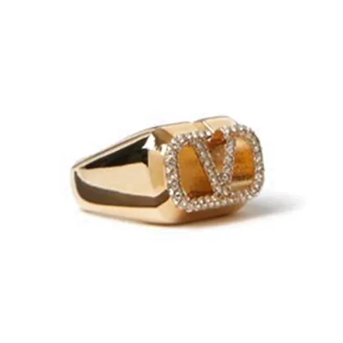 Valentino Металлические Кольца Золотые Женские