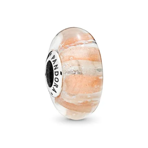 Pandora Sterling Silver 925 пробы, Murano стекло, ювелирные аксессуары, многоцветные, женские