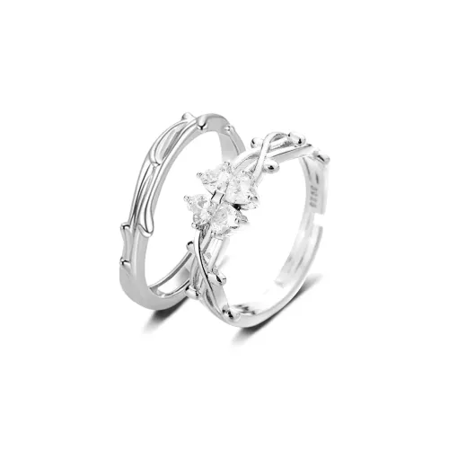 GIFU Кольца Шип And Four Leaf Clover Пара Кольцо Унисекс