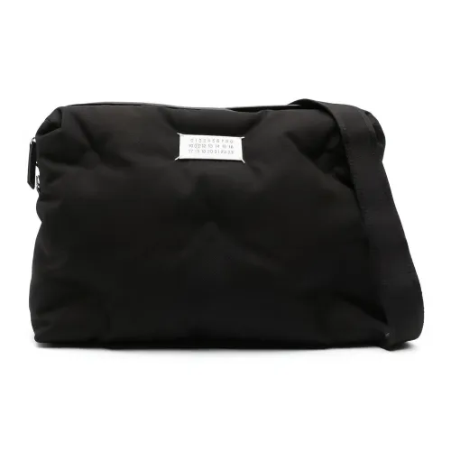 Maison Margiela Сумка через плечо из телячьей кожи мужская черная