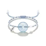 Браслет Замковая Мир [Синий Шнур]