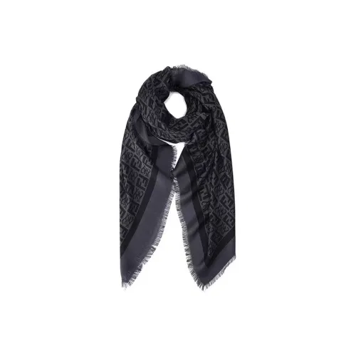 FENDI Шерсть Шелковые шарфы Унисекс