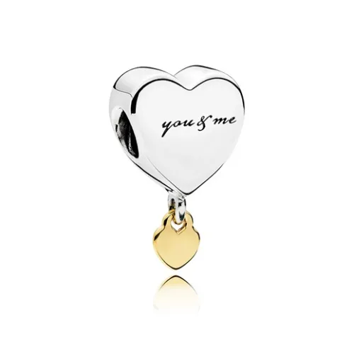 Pandora Стерлинговое серебро 925 пробы с 14K Золотой Ювелирные аксессуары Серебряный Женские