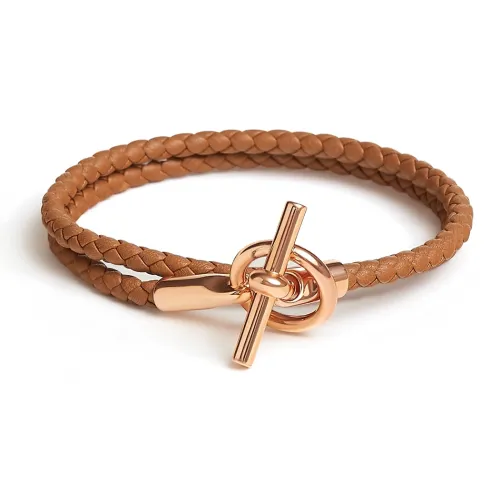 HERMES Glenan Браслеты Коричневый Женские