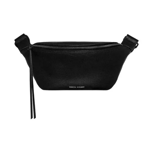 REBECCA MINKOFF Коровья кожа Бананка Женская Черная