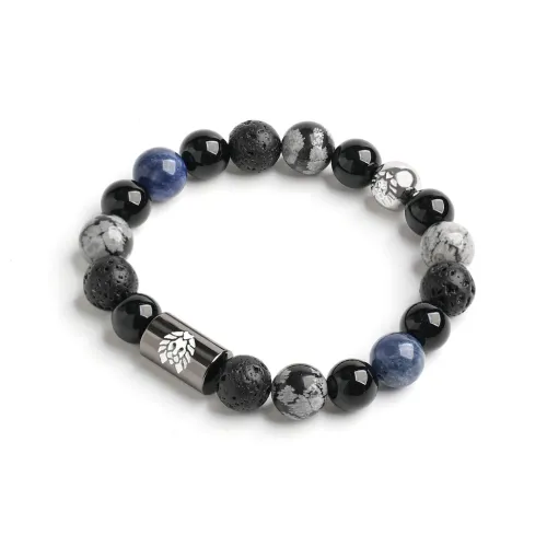 Rastaclat Вулканический камень Маленький Лев Китайский стиль Браслет с бусинами Унисекс