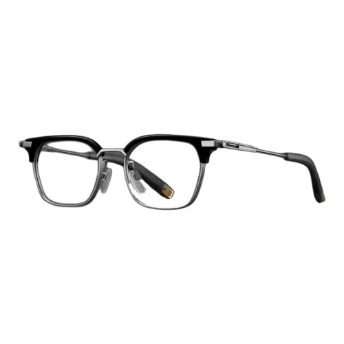 KODAK Пластиковая оправа Чистый титан Квадратные Оправы для очков Мужские Черный Серебряный