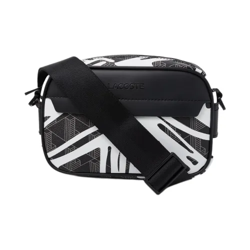 LACOSTE PVC Journalist Сумка Сумка через плечо Стандартная Мужская Черная