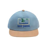 Звезда и луна, многоцветный - синий и кофе