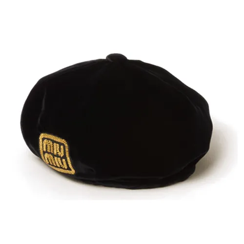 MIU MIU Ткань Береты Женские Черный