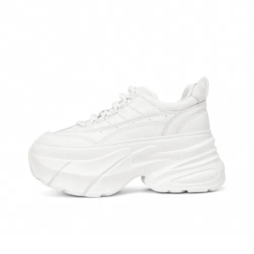 Rosa Bianca Дышащий Легкий Увеличивающий Высоту Низкий Топ Кроссовки с Толстой Подошвой Женские