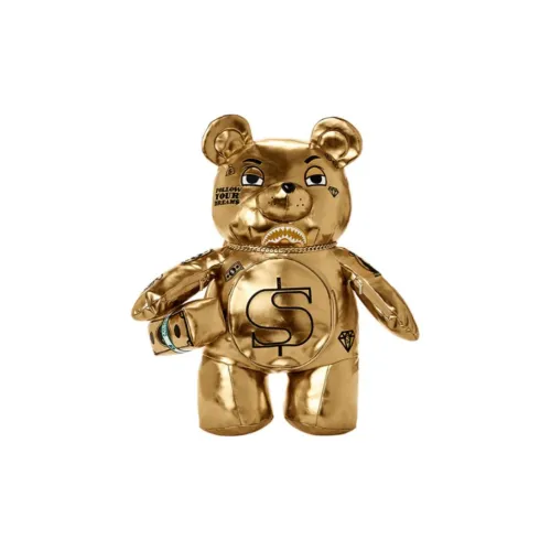 SPRAYGROUND ПУ (полиуретан) Рюкзак Большой Женские Золотой